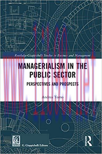 (PDF)Managerialism in the Public Sector: Perspectives and Prospects (Routledge-Giappichelli Stu...