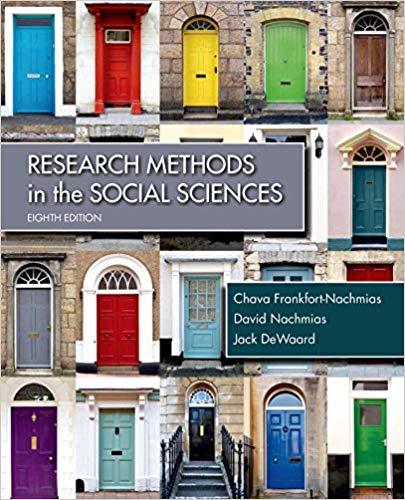 Research Methods for the Social Sciences, Eighth Edition