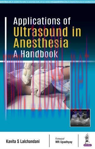 [AME]Applications of Ultrasound in Anesthesia: A Handbook (Original PDF)