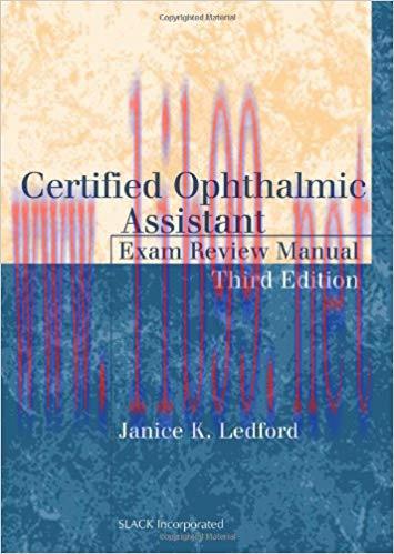 [PDF]Certified Ophthalmic Assistant Exam Review Manual (3rd Edition)