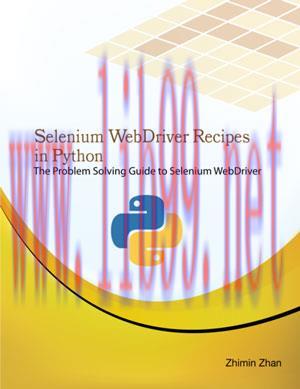 [SAIT-Ebook]Selenium WebDriver Recipes in Python