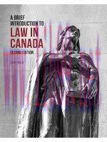 [PDF]A Brief Introduction to Law in Canada 2nd Edition [John Fairlie]