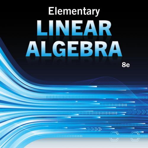 Elementary Linear Algebra 8th - Ron Larson