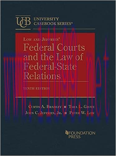 [PDF]Federal Courts and the Law of Federal-State Relations 10th Edition