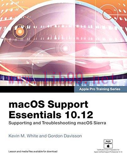 [FOX-Ebook]macOS Support Essentials 10.12
