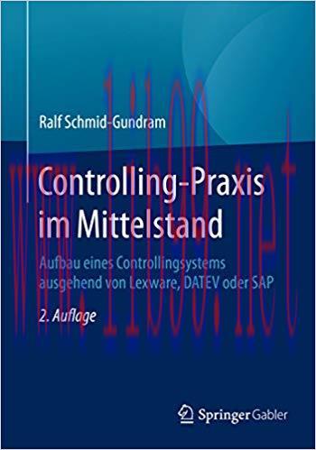 (PDF)Controlling-Praxis im Mittelstand: Aufbau eines Controllingsystems ausgehend von Lexware, ...