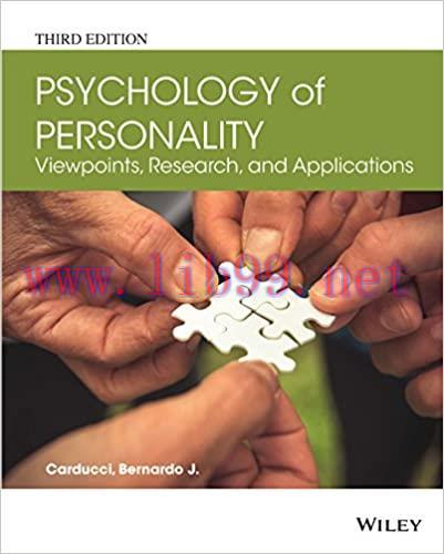 (PDF)Psychology of Personality: Viewpoints, Research, and Applications, 3rd Edition