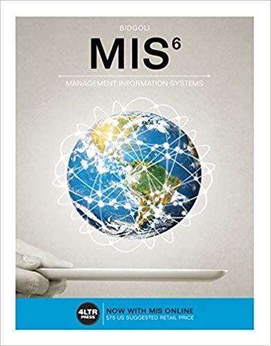 (Test Bank)MIS 6 6th Edition 6eby Bidgoli.zip