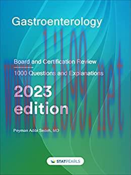 [AME]Gastroenterology: Board and Certification Review, 2023 Edition (AZW3 + EPUB + Converted PD...