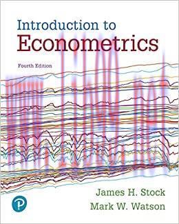 (PDF)Introduction to Econometrics (4th Edition) (Pearson Series in Economics)