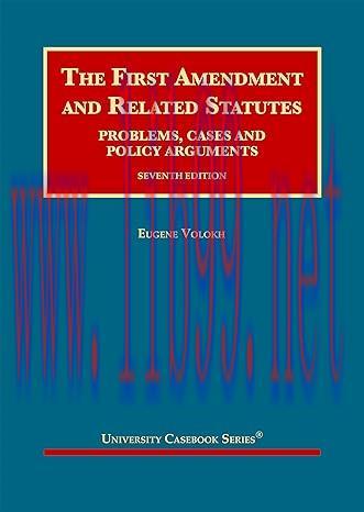 [PDF]The First Amendment and Related Statutes 7E