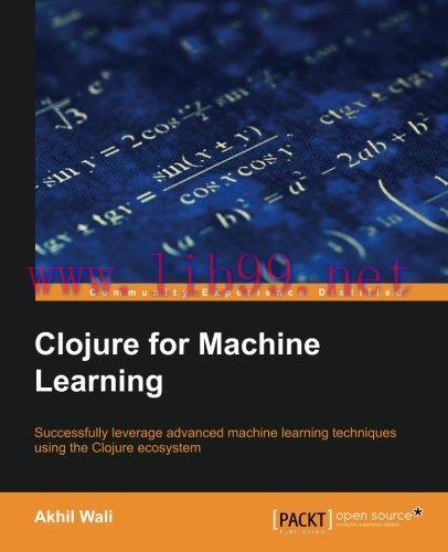 [FOX-Ebook]Clojure for Machine Learning