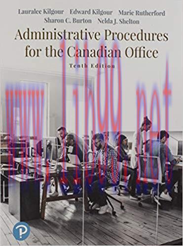 [PDF]Administrative Procedures for the Canadian Office, 10th Canadian Edition