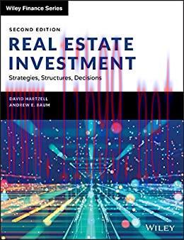 (PDF)Real Estate Investment and Finance: Strategies, Structures, Decisions (Wiley Finance)