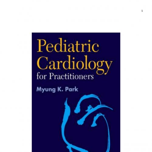 Pediatric Cardiology for Practitioners