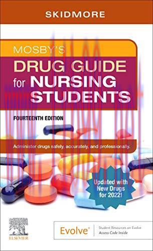 [AME]Mosby's Drug Guide for Nursing Students with 2022 Update, 14th edition (Original PDF)