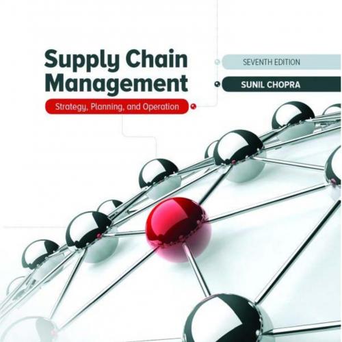 Supply Chain Management Strategy Planning and Operation 7th Edition - Wei Zhi