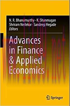 (PDF)Advances in Finance & Applied Economics 1st ed. 2018 Edition