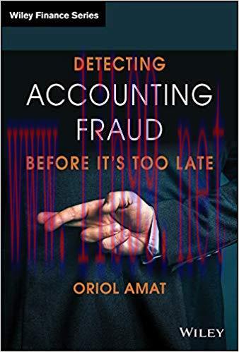 (PDF)Detecting Accounting Fraud Before It&rsquo;s Too Late (The Wiley Finance Series) 1st Edition