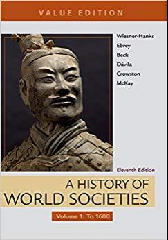 (PDF)A History of World Societies, Value Edition, Volume 1 11th Edition