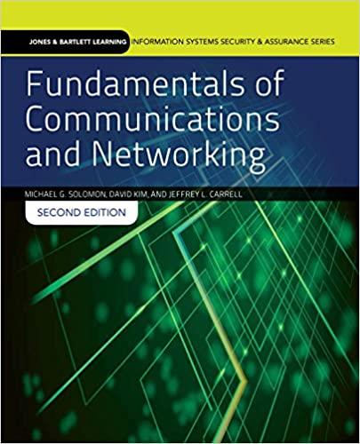 (PDF)Fundamentals of Communications and Networking Print Bundle (Jones & Bartlett Learning Info...