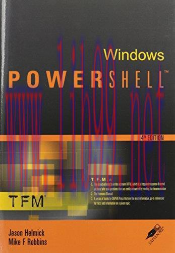 [FOX-Ebook]Windows PowerShell: TFM, 4th Edition
