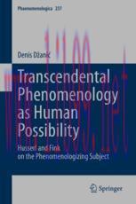 [PDF] Transcendental Phenomenology as Human Possibility: Husserl and Fink on the Phenomenologiz...