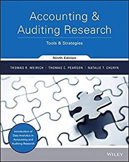 (PDF)Accounting and Auditing Research Tools and Strategies, 9th Edition
