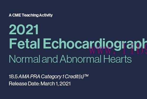 [AME]2021 Fetal Echocardiography: Normal and Abnormal Hearts (CME VIDEOS)