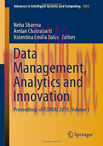 [FOX-Ebook]Data Management, Analytics and Innovation: Proceedings of ICDMAI 2019, Volume 1