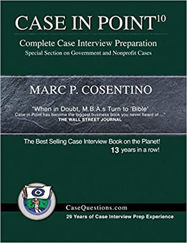 (PDF)Case in Point 10 Complete Case Interview Preparation