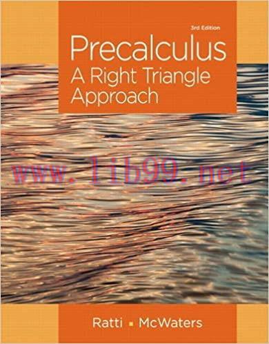 (PDF)Precalculus: A Right Triangle Approach (3rd Edition)