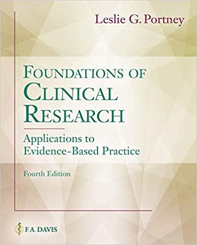 [AME]Foundations of Clinical Research Applications to Evidence-Based Practice, 4th Edition (Ori...