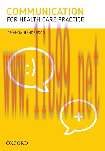 [AME]Communication for Health Care Practice (Original PDF)