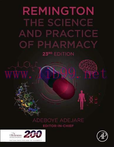 [AME]Remington: The Science and Practice of Pharmacy, 23rd Edition (Original PDF)