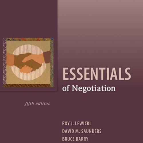 Essentials of Negotiation 5th Edition