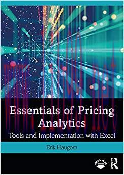 (PDF)Essentials of Pricing Analytics: Tools and Implementation with Excel