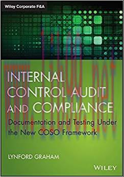 Internal Control Audit and Compliance: Documentation and Testing Under the New COSO Framework (...