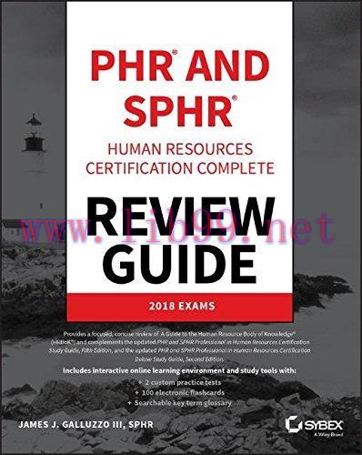 [FOX-Ebook]PHR and SPHR Professional in Human Resources Certification Complete Review Guide: 20...
