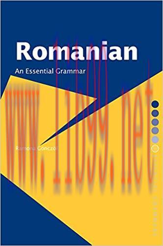 Romanian: An Essential Grammar (Routledge Essential Grammars Book 10) 1st Edition,