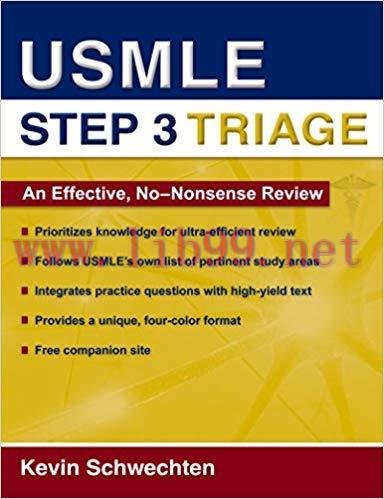 (PDF)USMLE Step 3 Triage: An Effective, No-nonsense Review 1st Edition