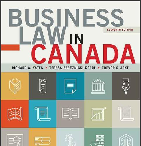 (TB)Business Law in Canada, Eleventh Canadian Edition (11th Edition).zip