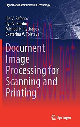 [FOX-Ebook]Document Image Processing for Scanning and Printing