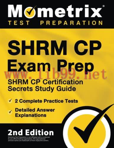 [AME]SHRM CP Exam Prep: SHRM CP Certification Secrets Study Guide, 2 Complete Practice Tests, D...