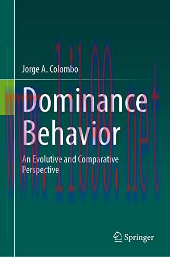 [AME]Dominance Behavior: An Evolutive and Comparative Perspective (Original PDF)