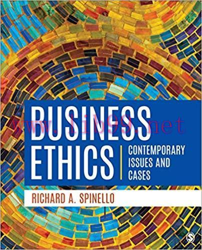 (PDF)Business Ethics: Contemporary Issues and Cases 1st Edition