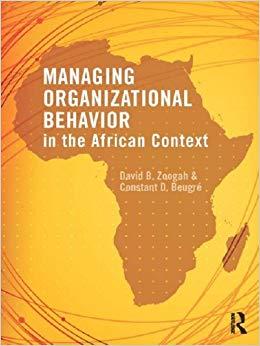 (PDF)Managing Organizational Behavior in the African Context 1st Edition