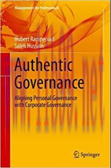 (PDF)Authentic Governance: Aligning Personal Governance with Corporate Governance (Management f...