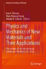 [PDF]Physics and Mechanics of New Materials and Their Applications: Proceedings of the Internat...