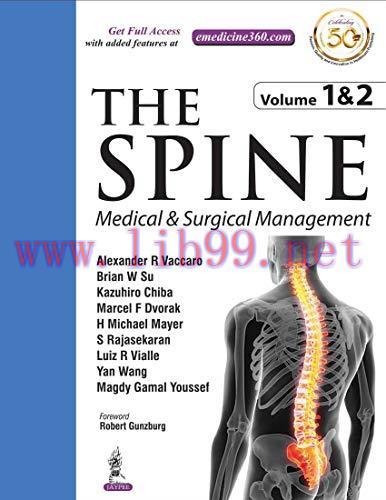 [AME]The Spine: Medical and Surgical Management (2 Volumes) (Original PDF)